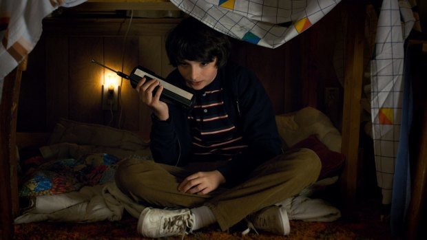 Finn Wolfhard as Mike Wheeler in <i>Stranger Things</i> season two.