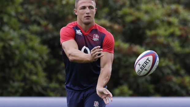 Charged with breaking the line: Sam Burgess.