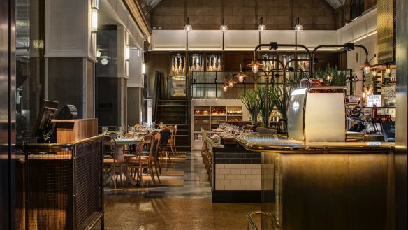 Stunning detail and glowing, golden hues evoke turn of last century Manhattan at Adelaide's stunning Sean's Kitchen, designed by Alexander and Co PIC Murray Fredericks_South Australia RESTAURANT