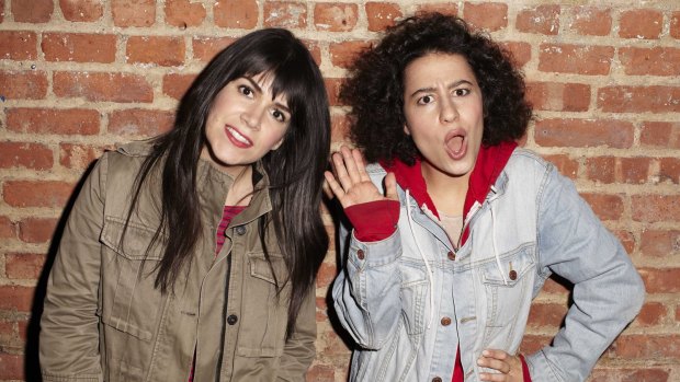  Abbi Jacobson (left) and Ilana Glazer star in the hilarious comedy Broad City.
