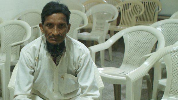 Mohammed Hussain who lives in a ''leper's colony'' in Delhi and who begs for a living.