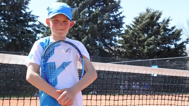 Nine-year-old Charlie Camus is No.1 for his age in Australia.