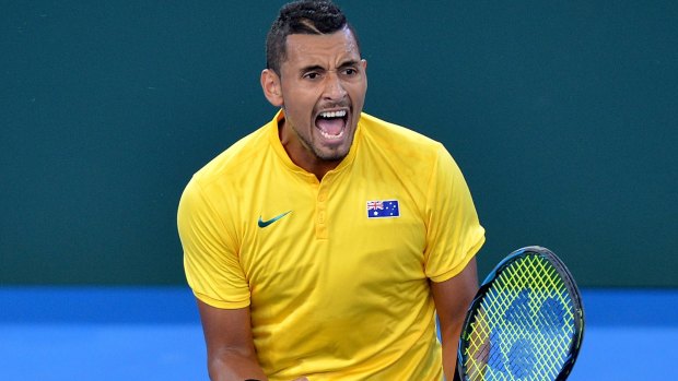 In a good place: Nick Kyrgios