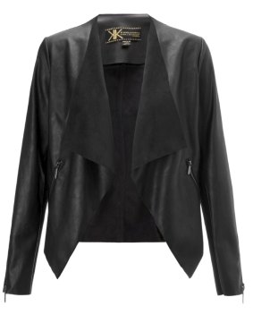 Kardashian Kollection Drape jacket, $139.