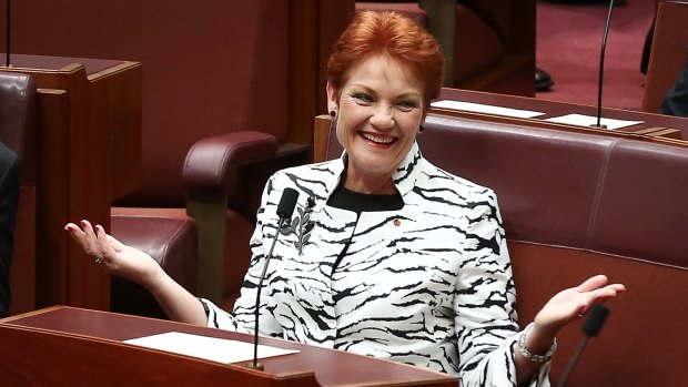 One Nation leader Pauline Hanson welcomed the compromise. 