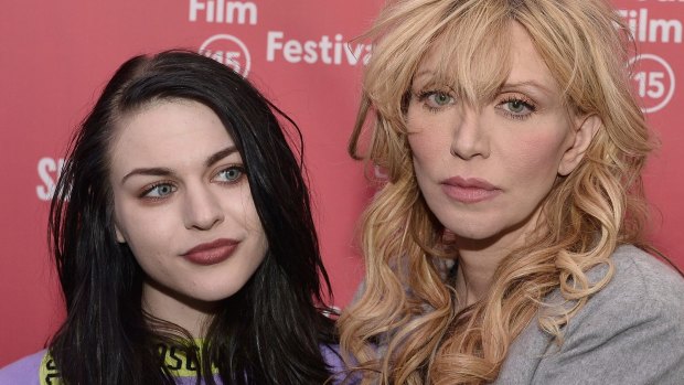 Courtney Love, with daughter Frances Bean, earlier this year.