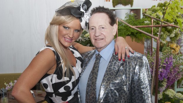 Businessman Geoffrey Edelstein and his former wife and reality TV star Brynne Edelsten, who has been charged with drug offences.