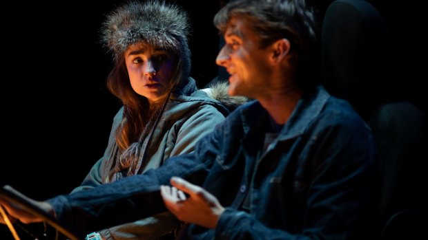 Hayley Sullivan and Ryan Carter star in Russian Transport, a play that explores the plight of the migrant adjusting to a new cultural cosmos.