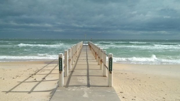 At which Melbourne beach was today's Mystery Melbourne photo taken? 