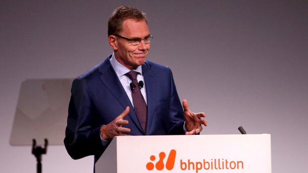 BHP Billiton CEO Andrew Mackenzie has felt the squeeze from falling commodity prices.