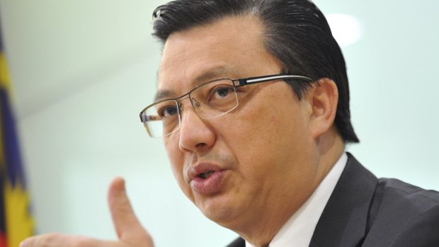Malaysian Transport Minister Liow Tong Lai speaks during a press conference on the missing Malaysia Airlines flight MH370 in Malaysia.