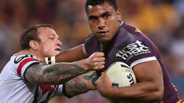 Bench blow: Tevita Pangai Junior may miss three months of football.