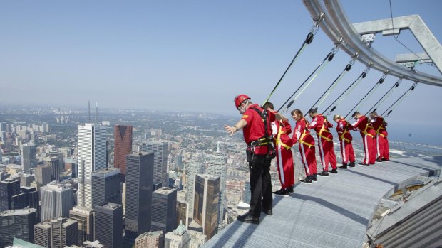 Head for heights: The view from the top of the tower is breath-taking.