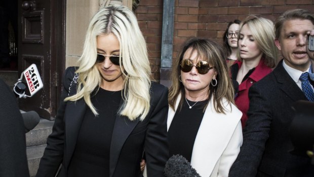 Roxy Jacenko leaves the Supreme Court after the guilty verdict was handed down.
