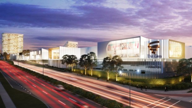 The Glen shopping centre, Melbourne, has a planning permit application, made in conjunction with co-owner Perron Group, for a $500 million mixed use redevelopment.