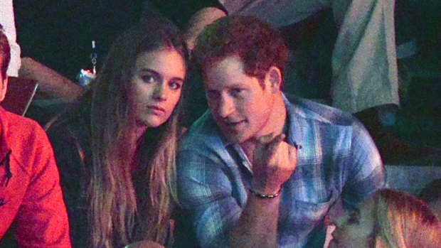 RH Prince Harry and Cressida Bonas at WE Day at Wembley Arena shortly before they broke up. 