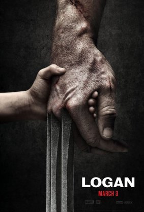 The poster for <i>Logan</i>, the third Wolverine film.