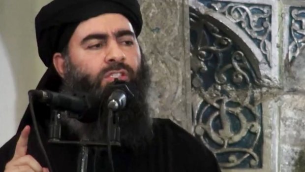 Islamic State leader Abu Bakr al-Baghdadi.