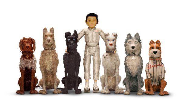 Atari with Spots and the Alpha dogs in <I>Isle of Dogs</i>.