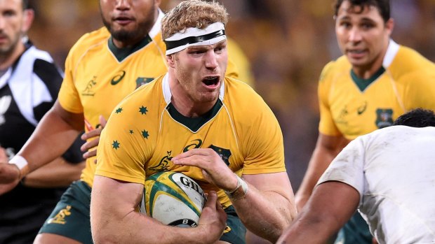 David Pocock is back in Australia but will miss the first few rounds of Super Rugby after surgery on a troublesome knee.