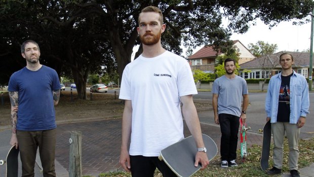 James Turvey, Patrick Burgess, Justin Lanz and Mark Wojcik intervened in an alleged attack on two Muslim women.