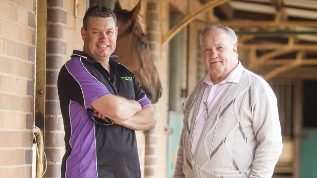 Father and son Queanbeyan trainers Frank and Joe  Cleary will go head-to-head in the Queanbeyan Cup.