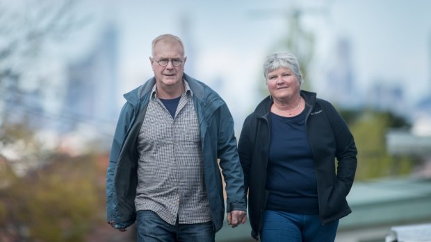 Russell and Michele Elsdon are pushing for a system that requires mandatory reporting to VicRoads by doctors who determine a person with an injury or illness may not be fit to drive. 