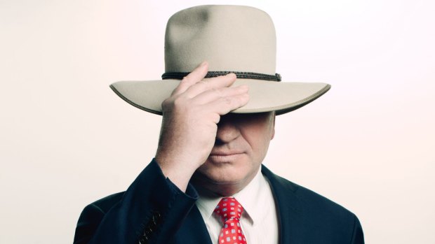 Barnaby Joyce as he appears in the new issue of GQ magazine.