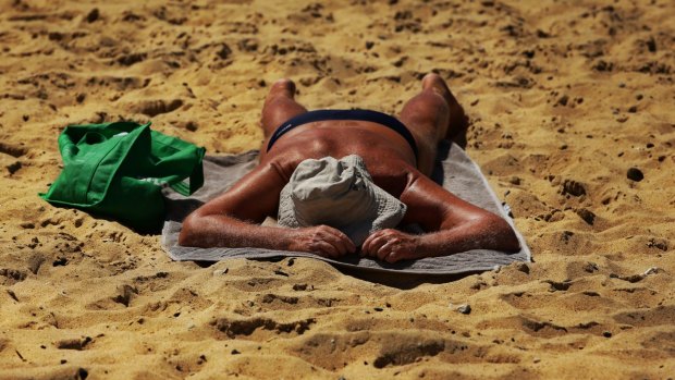 The mercury is tipped to hit 35 degrees on Monday.
