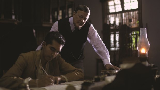 Dev Patel and Stephen Fry in <i>The Man Who Knew Infinity</i>.