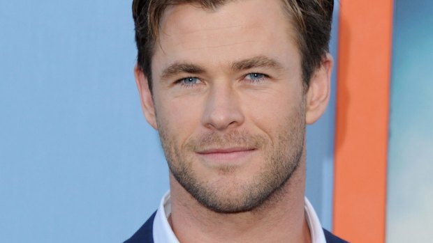 A good deed for a good deed: Chris Hemsworth.