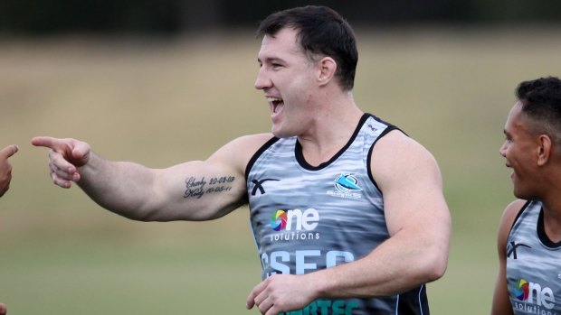 Star player: Cronulla captain Paul Gallen has been named in the NRL All Stars squad.