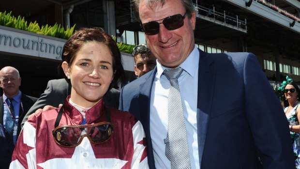 Dream team: Michelle Payne and trainer Darrren Weir.