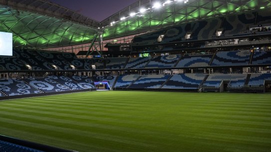 NEWS: The newly completed Allianz Stadium at Moore Park. 22nd August 2022, Photo: Wolter Peeters, The Sydney Morning Herald.