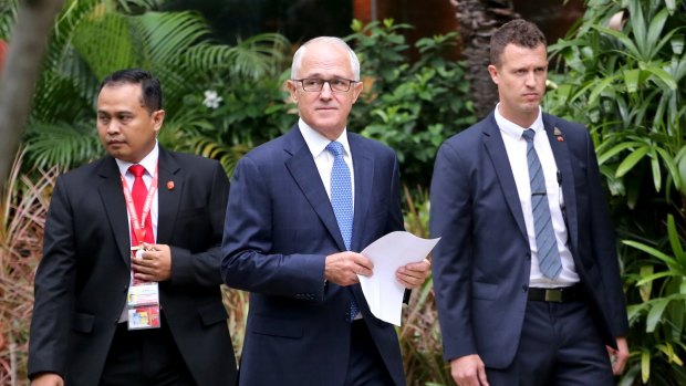Prime Minister Malcolm Turnbull in Jakarta on Tuesday.