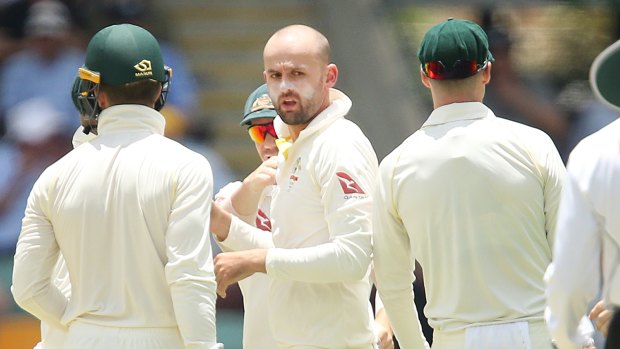 Nathan Lyon says that the Brisbane pitch is a day behind
