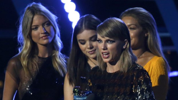 Some of Taylor Swift's Bad Blood squad.
