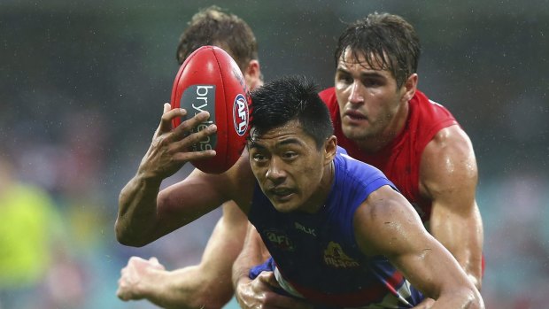 Tough call: Lin Jong is contemplating where his future lies with his current side Western Bulldogs keen to retain him.