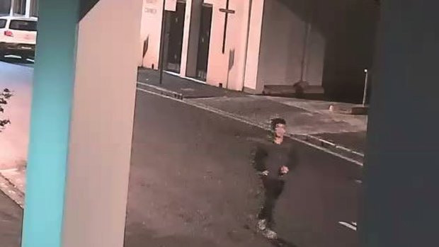 Police have released CCTV footage of a man who allegedly sexually assaulted a woman in George Street. 
