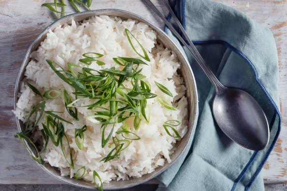 Coconut rice.