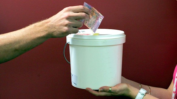 We're exhausted - just from being asked to give.