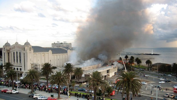  The Palace nightclub in St Kilda was destroyed by fire in 2007.