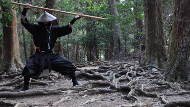 At Ninja Dojo and Store Kyoto, pupils learn that ninjas typically work inside and samurai work outside.