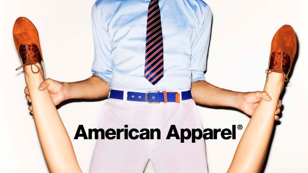American Apparel ad.