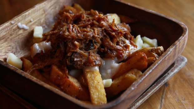 A Canadian staple: Poutine.