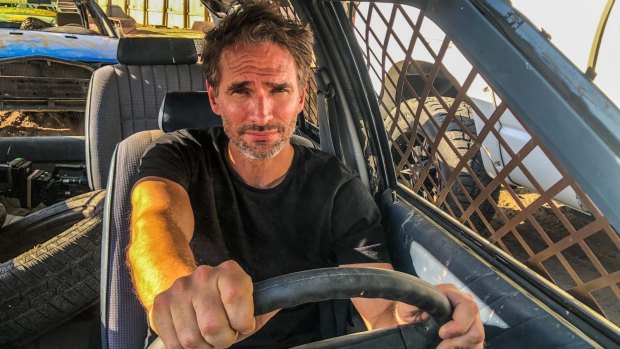 Todd Sampson accumulates more frequent dying points in a new season of Body Hack, hitting a demolition derby in Utah in the opening episode.