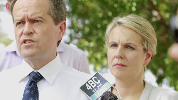 Federal Labor leader and his deputy Tanya Plibersek on the campaign trail in Queensland.