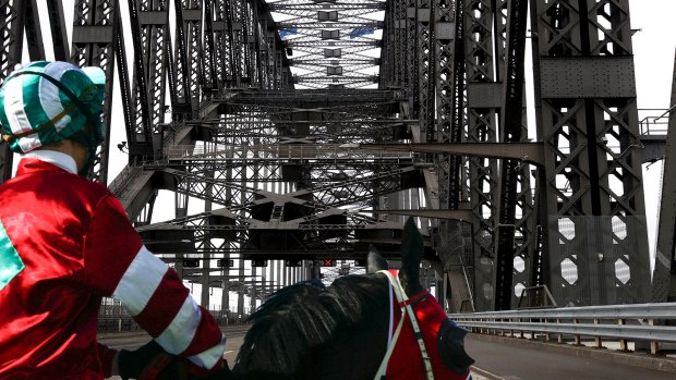 Still a chance: The Sydney Harbour Bridge could yet host a horse race.