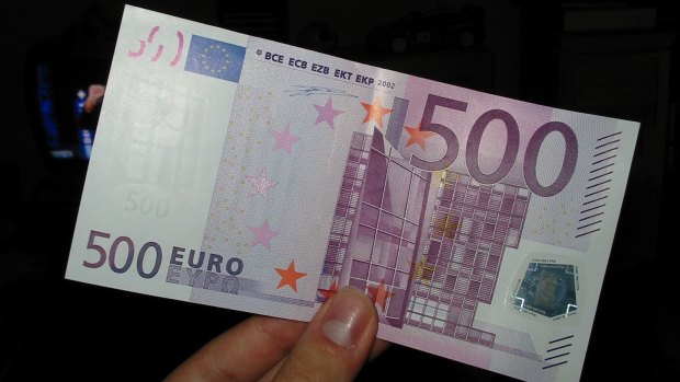Too valuable, too light: The €500 bill is the bane of law enforcement. 