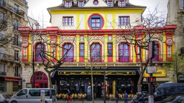 The Bataclan concert hall in central Paris, one of the seven sites targeted by terrorists .